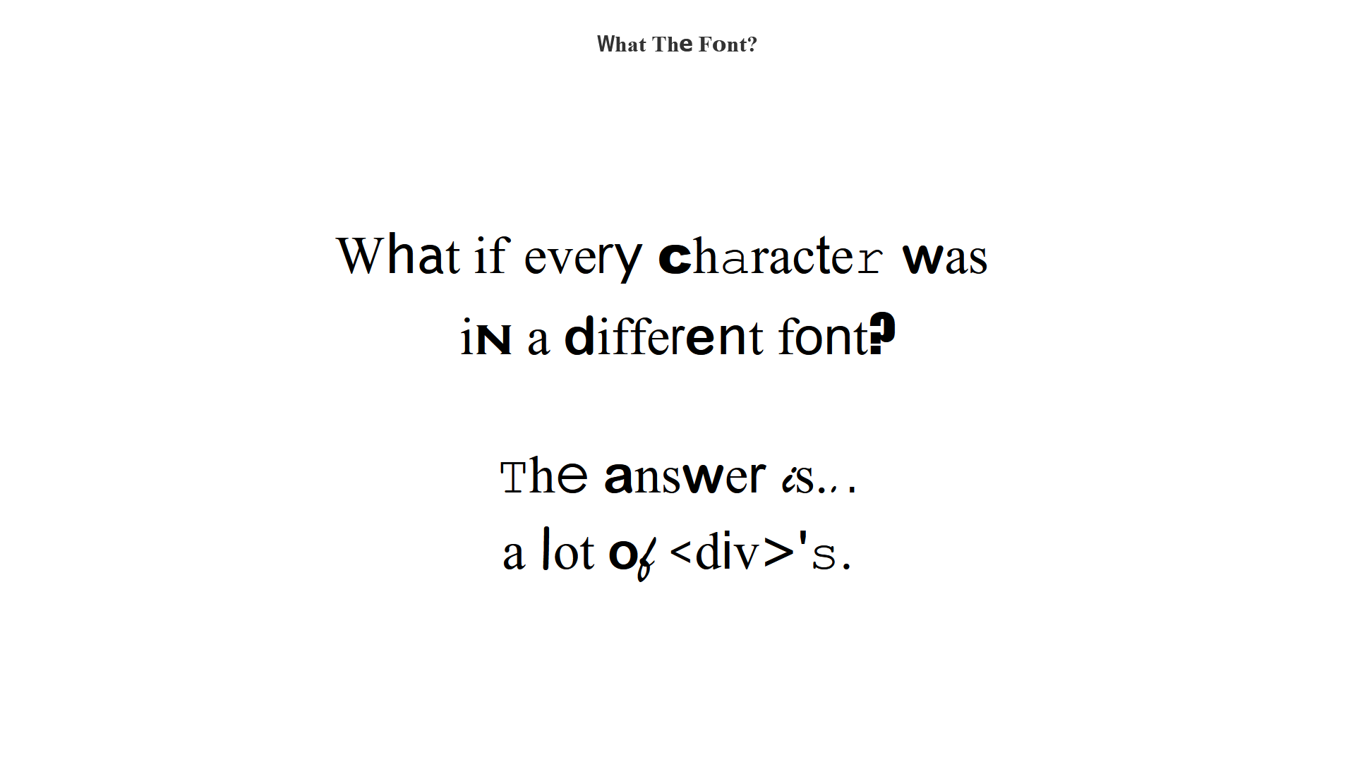 WTFont